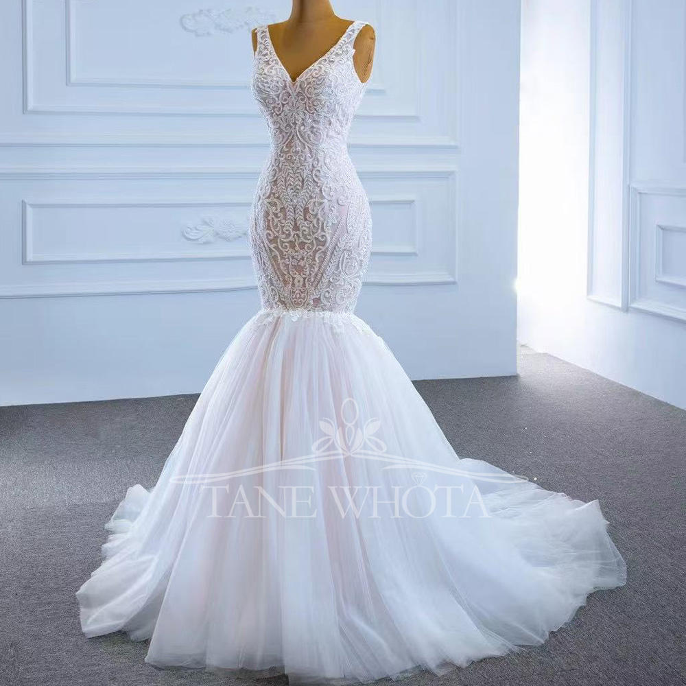 Robe de mariée civile, bretell - Embroidery Organza avis et prix