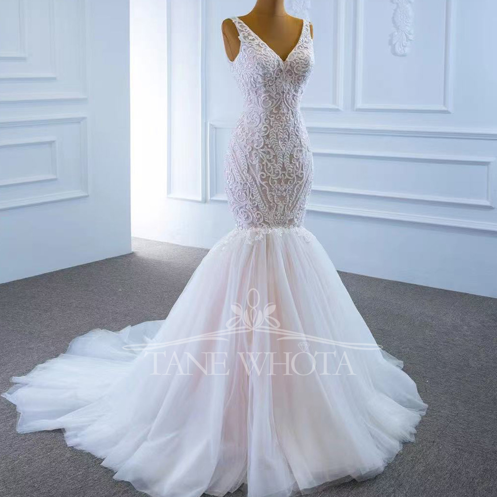 Robe de mariée civile, bretell - Embroidery Organza avis et prix