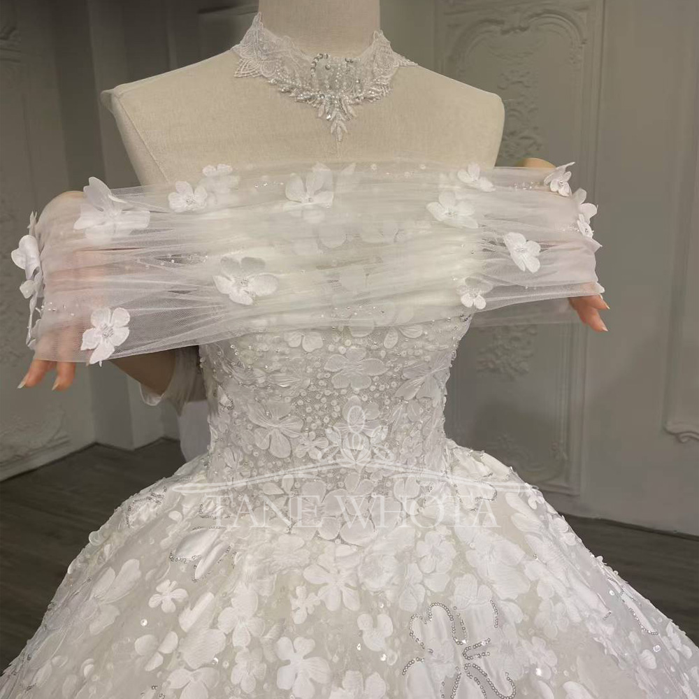 Robe de mariée de luxe à paill - Embroidery Organza avis et prix