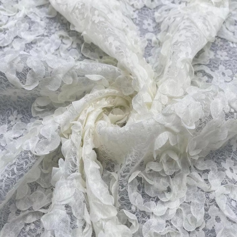 Tissu en dentelle et Tulle bro - Embroidery Design 3D avis et prix