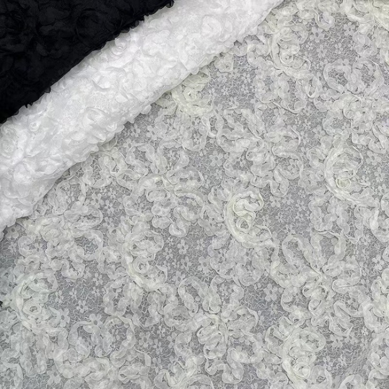 Tissu en dentelle et Tulle bro - Embroidery Design 3D avis et prix