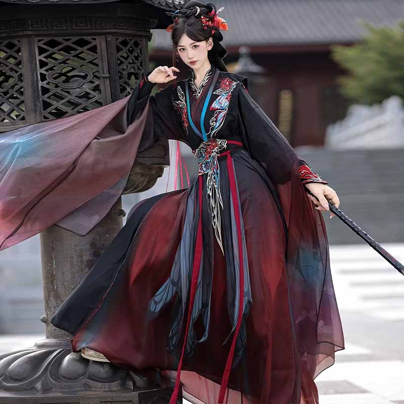 Costume de cosplay pour femme, - Embroidery Gradient avis et prix